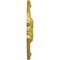 Ekena Millwork Southampton Ceiling Medallion (Fits Canopies up to 2 3/4"), 16 3/8"OD x 1 3/4"P, Rich Gold CM17SORGS - alternate 2